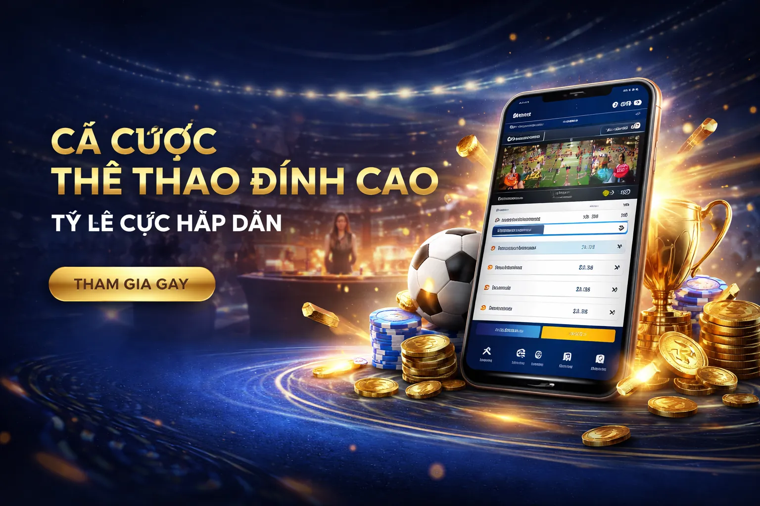 Sân bóng rổ với đèn sáng và khán giả, biểu tượng cho cá cược bóng rổ trực tuyến